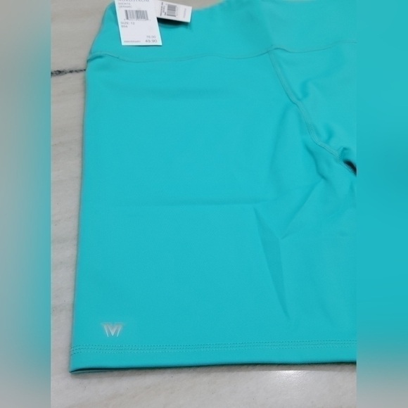 IVL Collective Hydrasculpt Bike Shorts Teal Blue Size 12 NWT - Picture 9 of 10